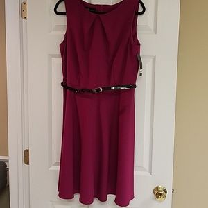 AGB fuchsia dress